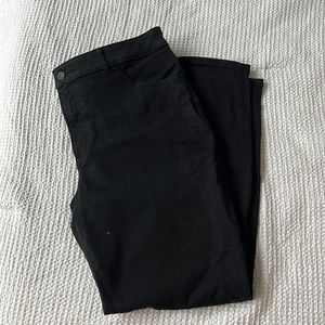 Express black “curvy skinny” jeans